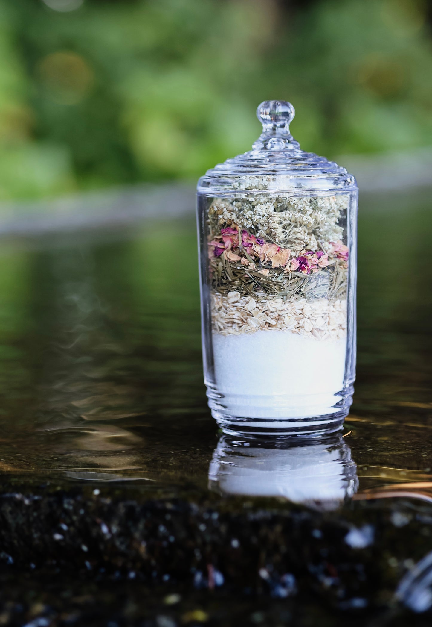 REDWOOD CONNECTION-Redwood, Rose, Yarrow, and Epsom Salts Bath Soak