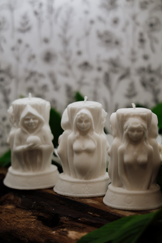 Maiden, Mother & CRONE Candle-The Triple Flame